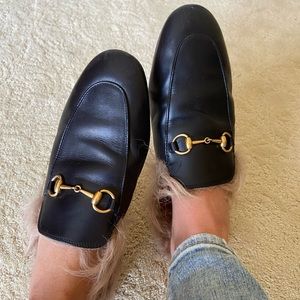 Gucci Princeton Fur Lined Mules